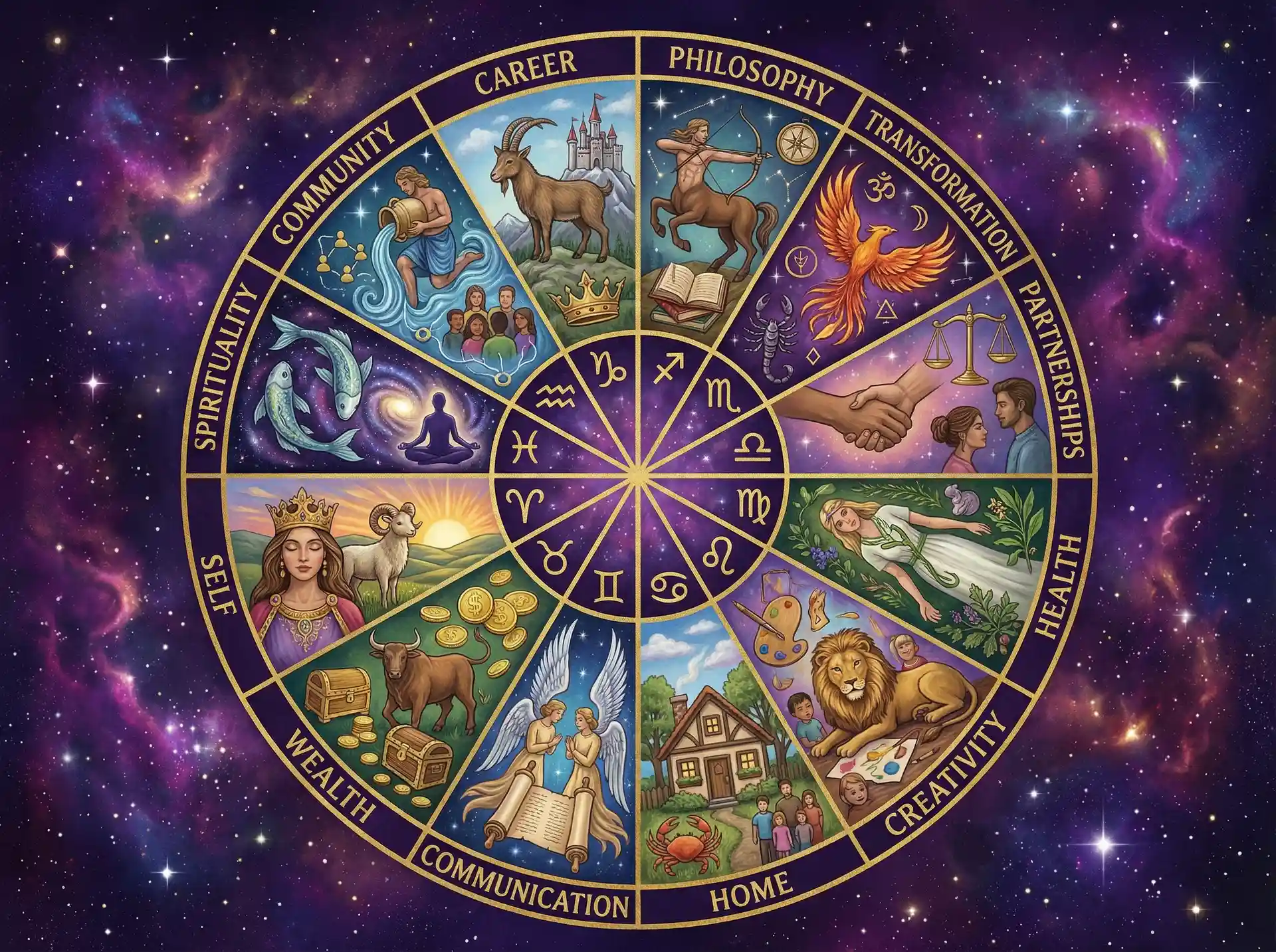 十二宫位解析 - 欧美另类图区 | 占星学知识